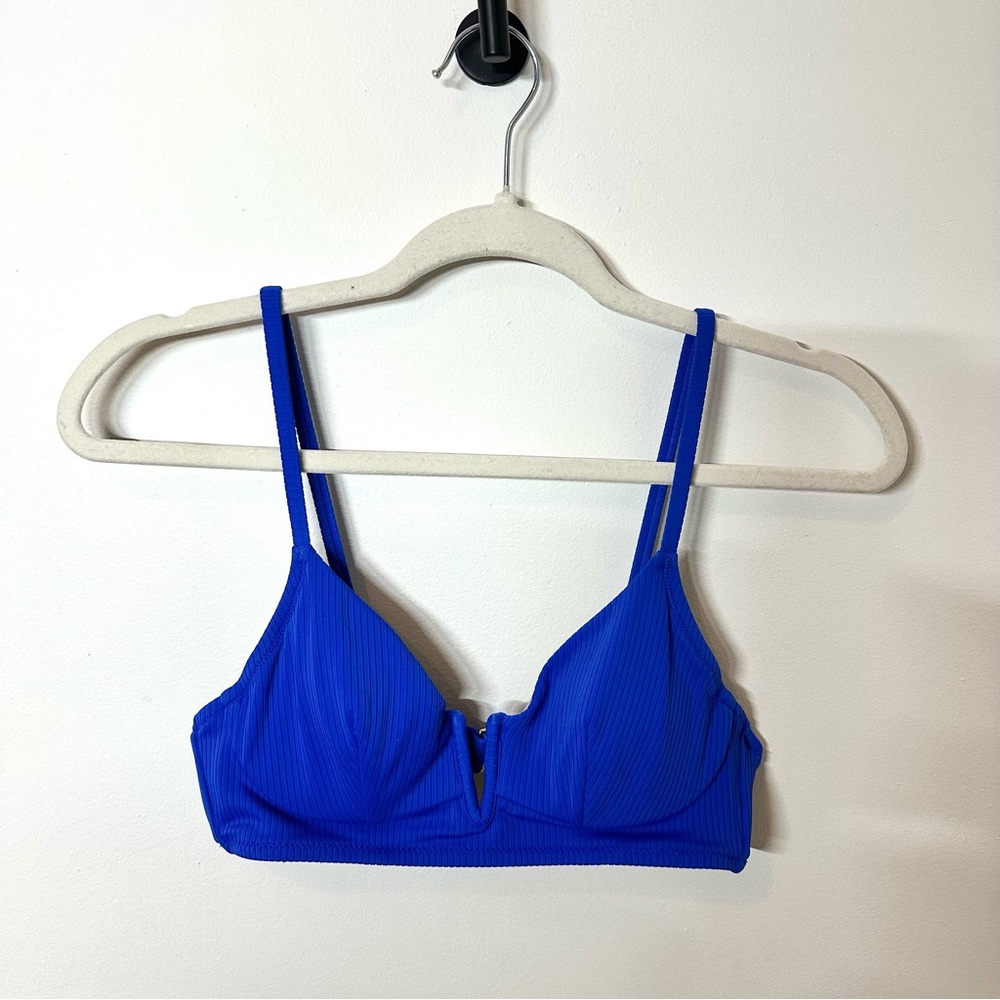 Shade & Shore Blue Bikini Top